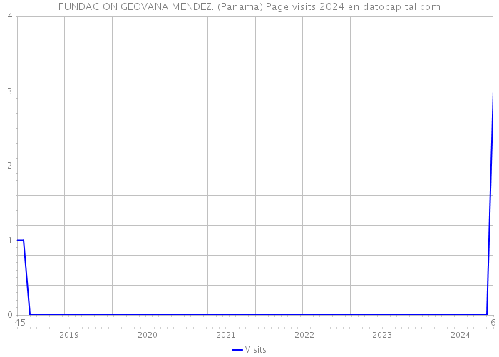 FUNDACION GEOVANA MENDEZ. (Panama) Page visits 2024 