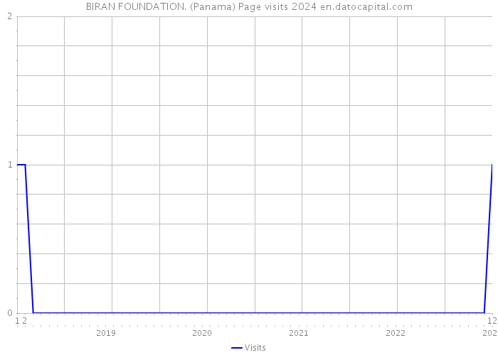 BIRAN FOUNDATION. (Panama) Page visits 2024 