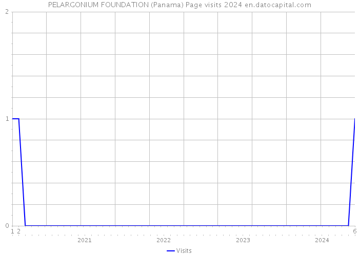 PELARGONIUM FOUNDATION (Panama) Page visits 2024 
