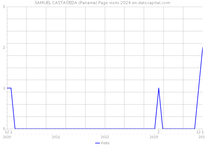 SAMUEL CASTAÖEDA (Panama) Page visits 2024 
