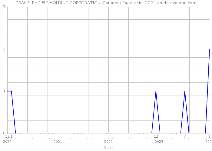 TRANS-PACIFIC HOLDING CORPORATION (Panama) Page visits 2024 