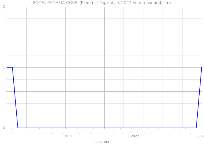 FOTEX PANAMA CORP. (Panama) Page visits 2024 