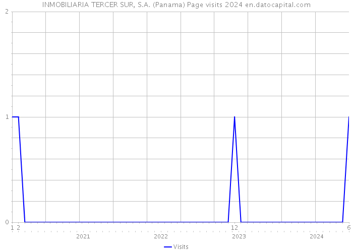 INMOBILIARIA TERCER SUR, S.A. (Panama) Page visits 2024 