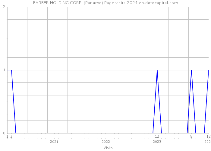 FARBER HOLDING CORP. (Panama) Page visits 2024 