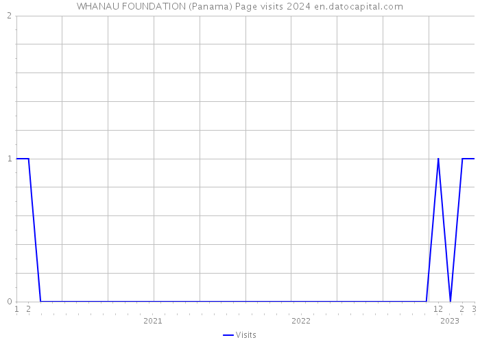 WHANAU FOUNDATION (Panama) Page visits 2024 