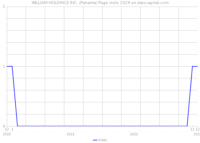 WILLIAM HOLDINGS INC. (Panama) Page visits 2024 