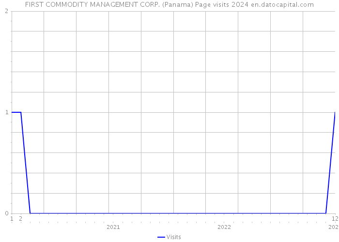 FIRST COMMODITY MANAGEMENT CORP. (Panama) Page visits 2024 