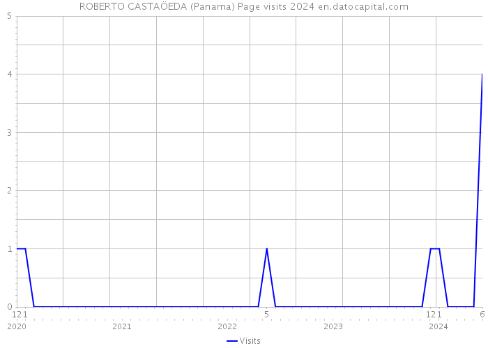 ROBERTO CASTAÖEDA (Panama) Page visits 2024 