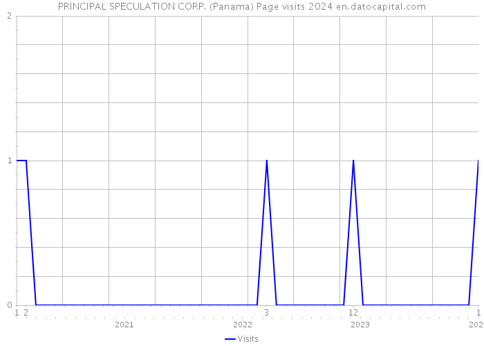 PRINCIPAL SPECULATION CORP. (Panama) Page visits 2024 