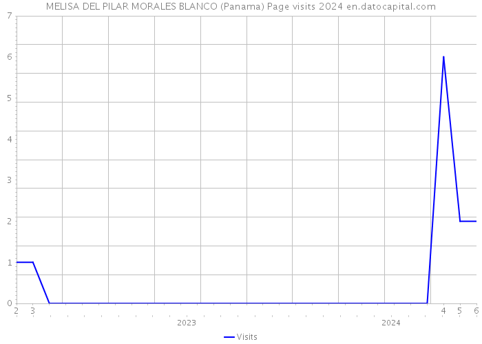 MELISA DEL PILAR MORALES BLANCO (Panama) Page visits 2024 