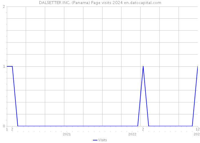 DALSETTER INC. (Panama) Page visits 2024 