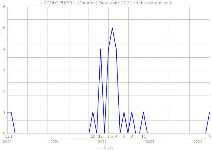 NICCOLO PUCCINI (Panama) Page visits 2024 