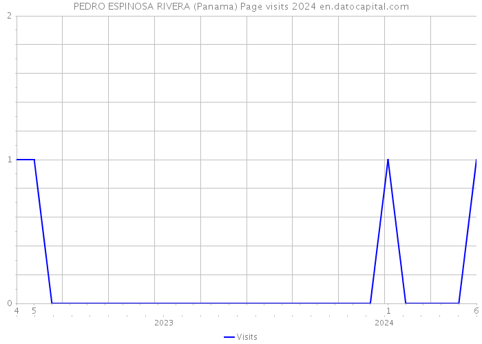 PEDRO ESPINOSA RIVERA (Panama) Page visits 2024 