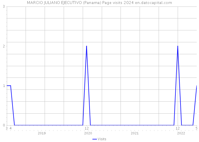 MARCIO JULIANO EJECUTIVO (Panama) Page visits 2024 