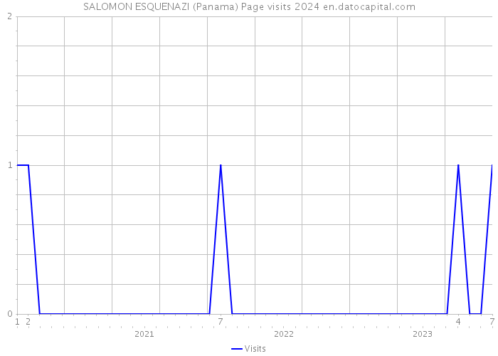 SALOMON ESQUENAZI (Panama) Page visits 2024 