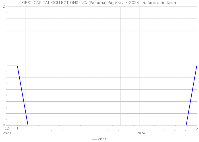 FIRST CAPITAL COLLECTIONS INC. (Panama) Page visits 2024 