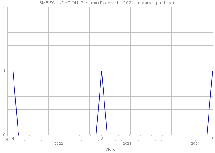 BMF FOUNDATION (Panama) Page visits 2024 