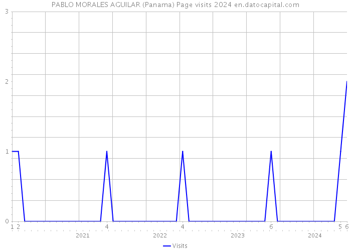 PABLO MORALES AGUILAR (Panama) Page visits 2024 