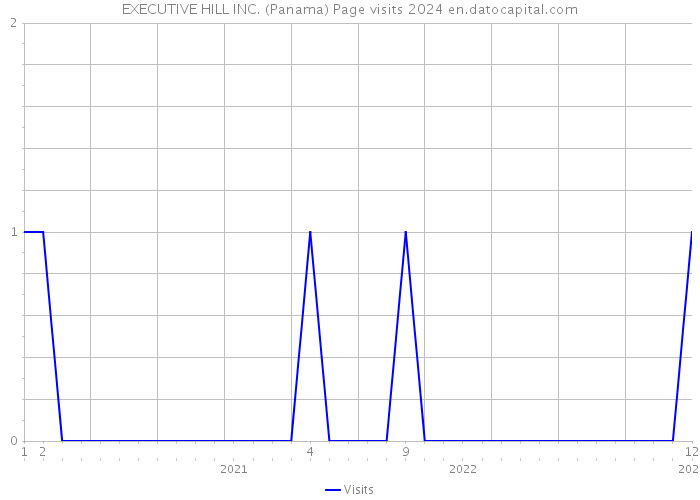 EXECUTIVE HILL INC. (Panama) Page visits 2024 