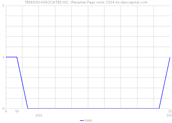 TENISON ASSOCIATES INC. (Panama) Page visits 2024 