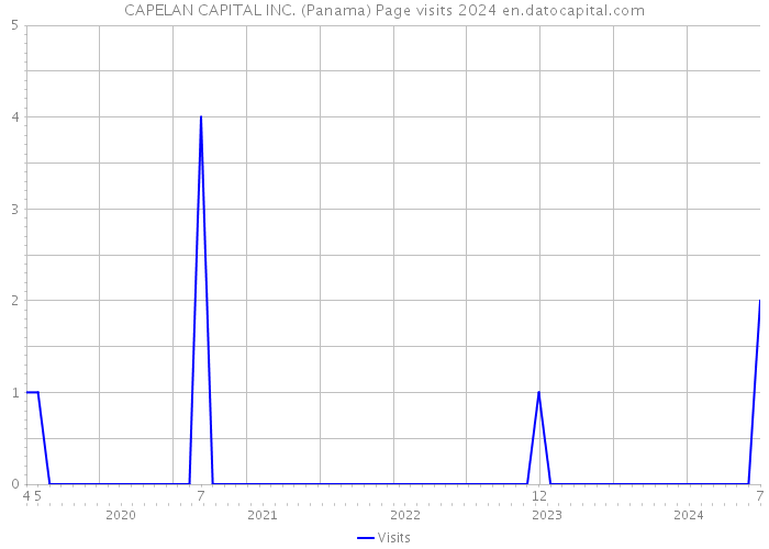 CAPELAN CAPITAL INC. (Panama) Page visits 2024 