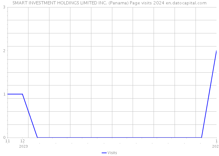 SMART INVESTMENT HOLDINGS LIMITED INC. (Panama) Page visits 2024 