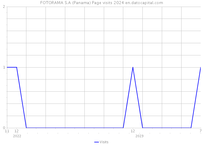 FOTORAMA S.A (Panama) Page visits 2024 