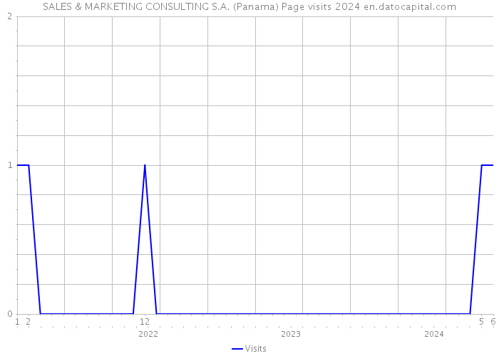 SALES & MARKETING CONSULTING S.A. (Panama) Page visits 2024 