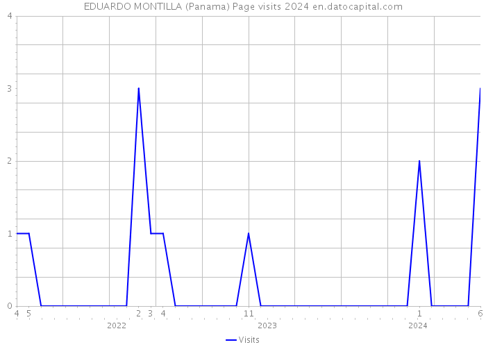 EDUARDO MONTILLA (Panama) Page visits 2024 