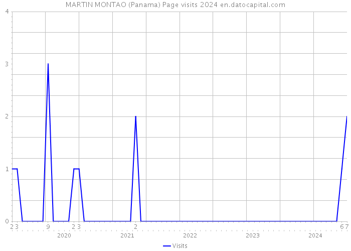 MARTIN MONTAO (Panama) Page visits 2024 