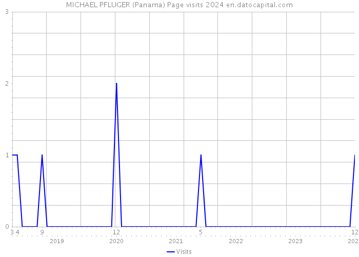MICHAEL PFLUGER (Panama) Page visits 2024 