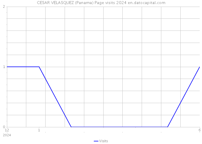 CESAR VELASQUEZ (Panama) Page visits 2024 
