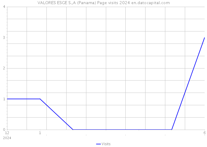 VALORES ESGE S.,A (Panama) Page visits 2024 