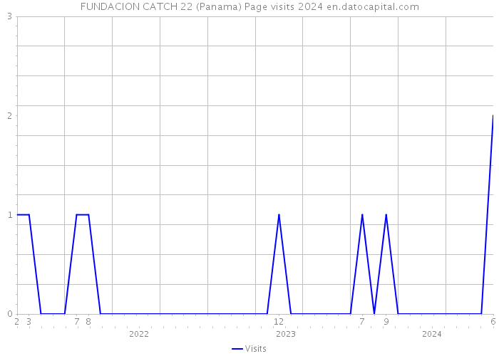 FUNDACION CATCH 22 (Panama) Page visits 2024 