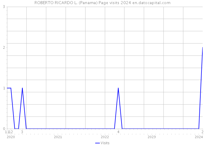 ROBERTO RICARDO L. (Panama) Page visits 2024 