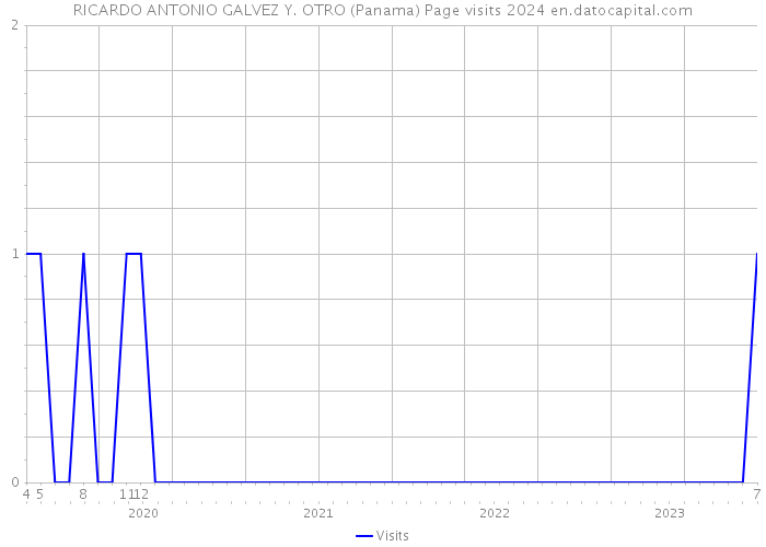 RICARDO ANTONIO GALVEZ Y. OTRO (Panama) Page visits 2024 