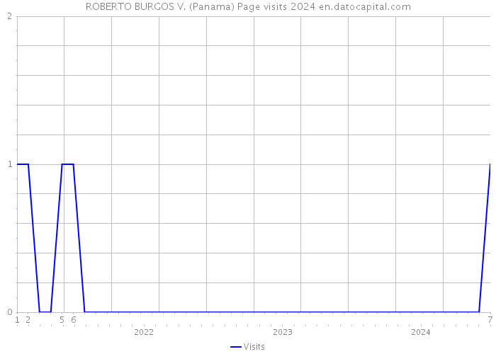 ROBERTO BURGOS V. (Panama) Page visits 2024 