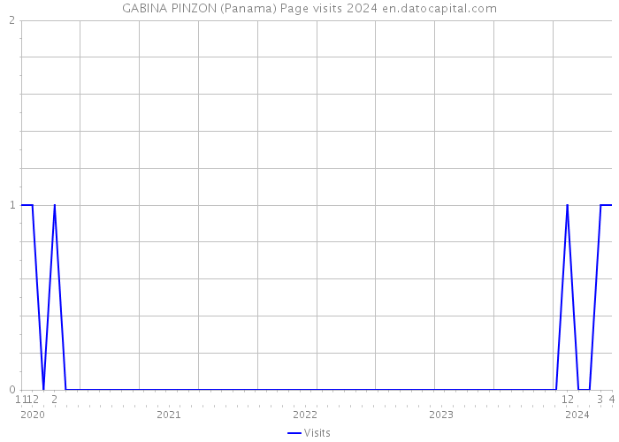 GABINA PINZON (Panama) Page visits 2024 