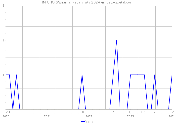 HM CHO (Panama) Page visits 2024 