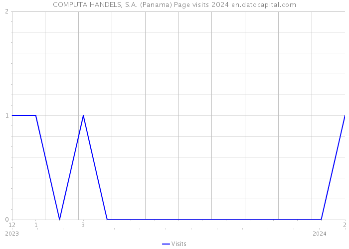 COMPUTA HANDELS, S.A. (Panama) Page visits 2024 