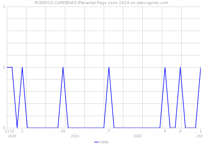 RODRIGO CARDENAS (Panama) Page visits 2024 