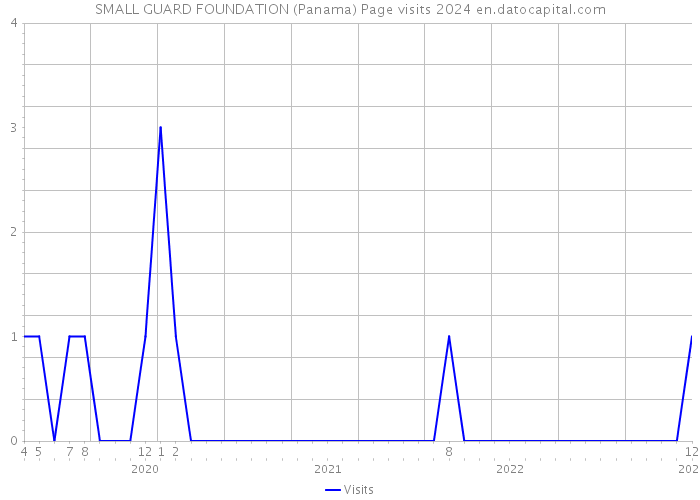 SMALL GUARD FOUNDATION (Panama) Page visits 2024 