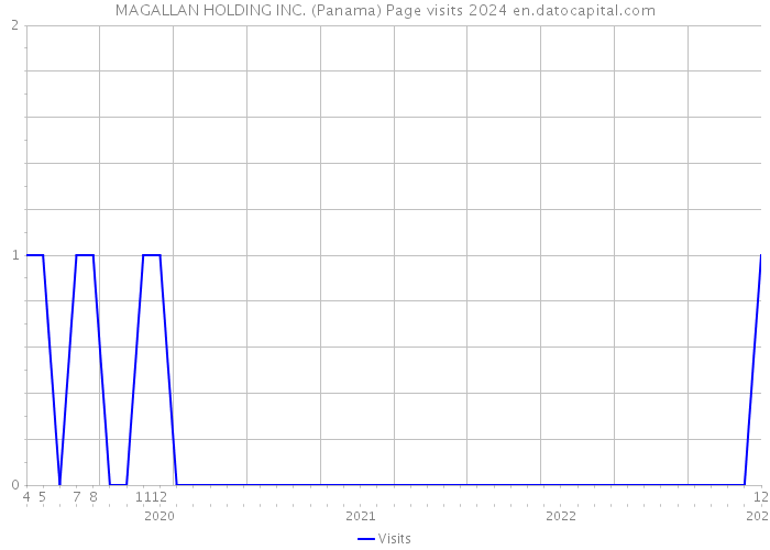 MAGALLAN HOLDING INC. (Panama) Page visits 2024 