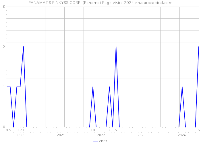 PANAMAS PINKYSS CORP. (Panama) Page visits 2024 
