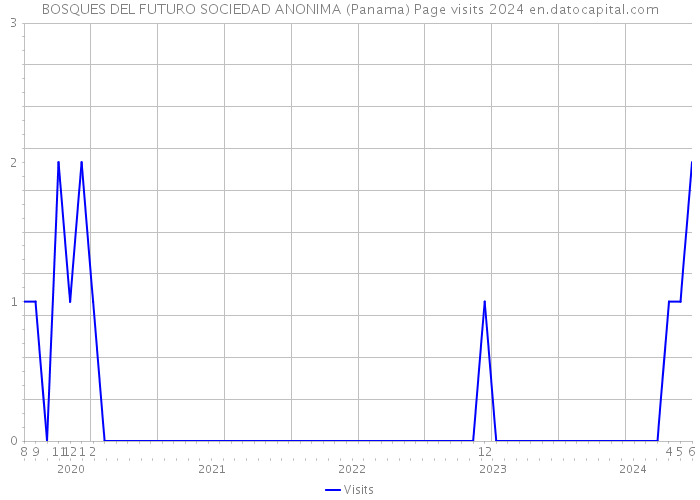 BOSQUES DEL FUTURO SOCIEDAD ANONIMA (Panama) Page visits 2024 