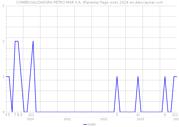 COMERCIALIZADORA PETRO MAR S.A. (Panama) Page visits 2024 
