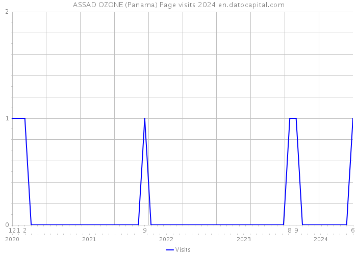 ASSAD OZONE (Panama) Page visits 2024 
