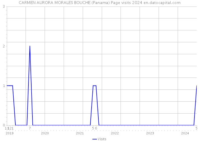 CARMEN AURORA MORALES BOUCHE (Panama) Page visits 2024 