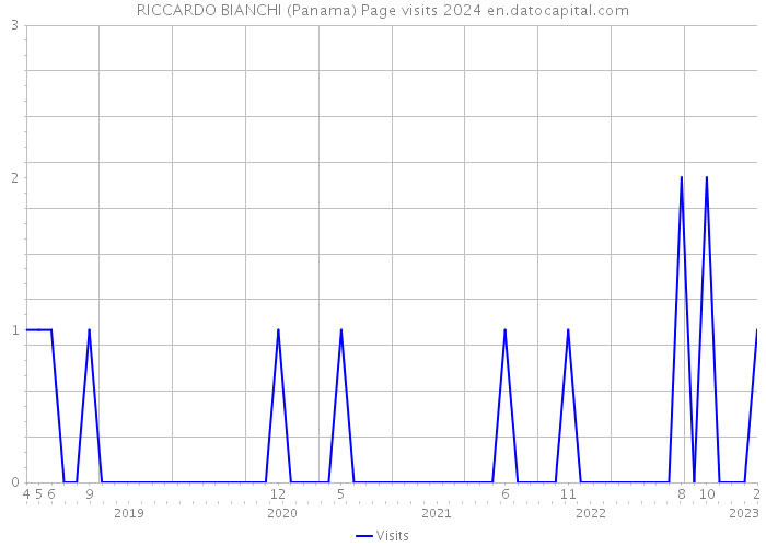 RICCARDO BIANCHI (Panama) Page visits 2024 