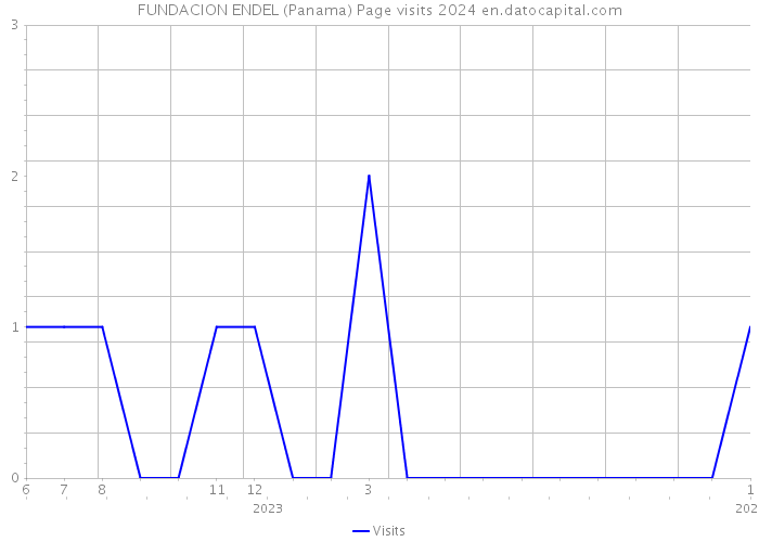 FUNDACION ENDEL (Panama) Page visits 2024 